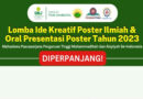 Lomba Ide Kreatif Poster Ilmiah & Oral Presentasi Poster Tahun 2023